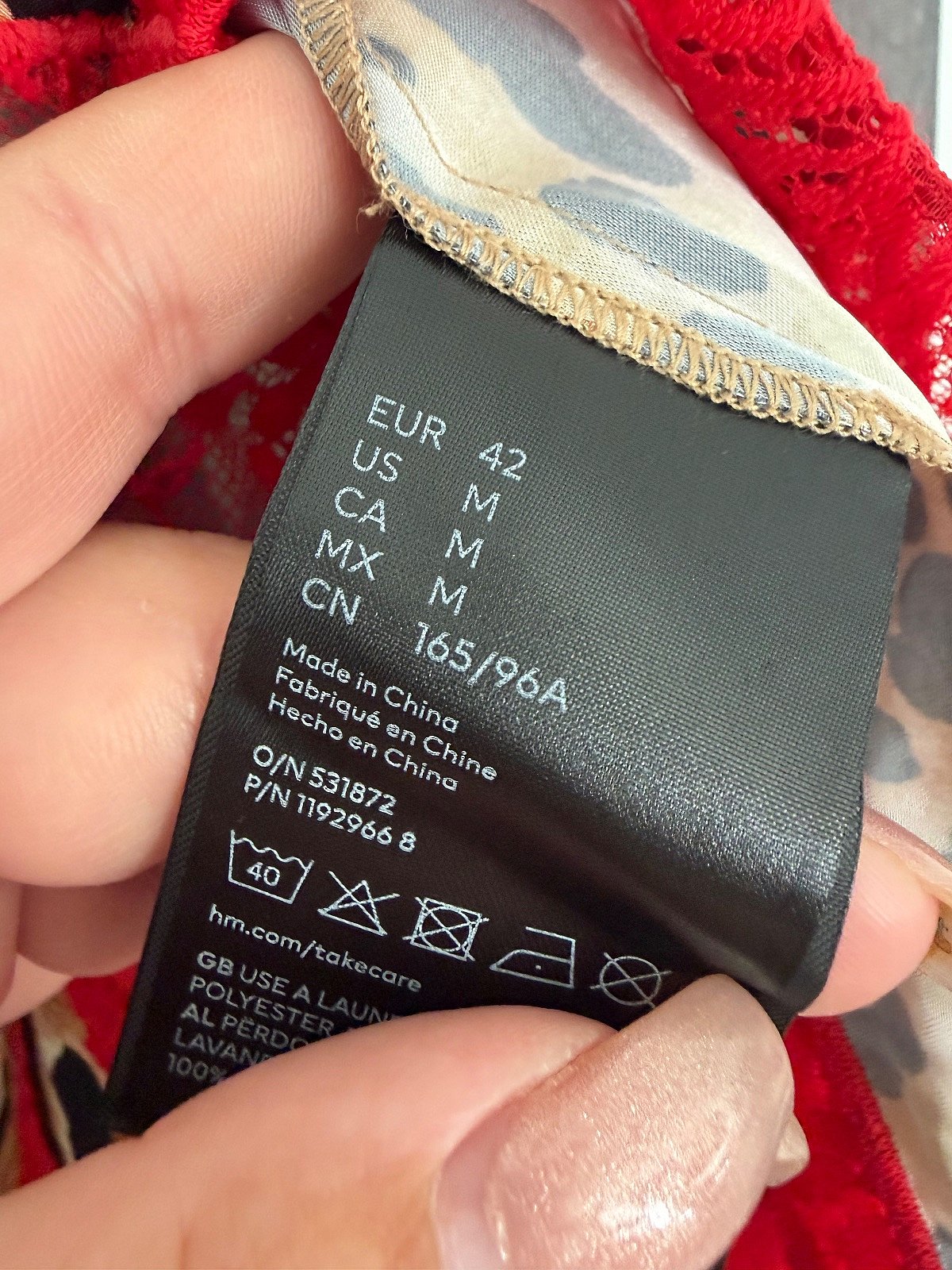 Rabanne x H&M animal-print dress, photo 7