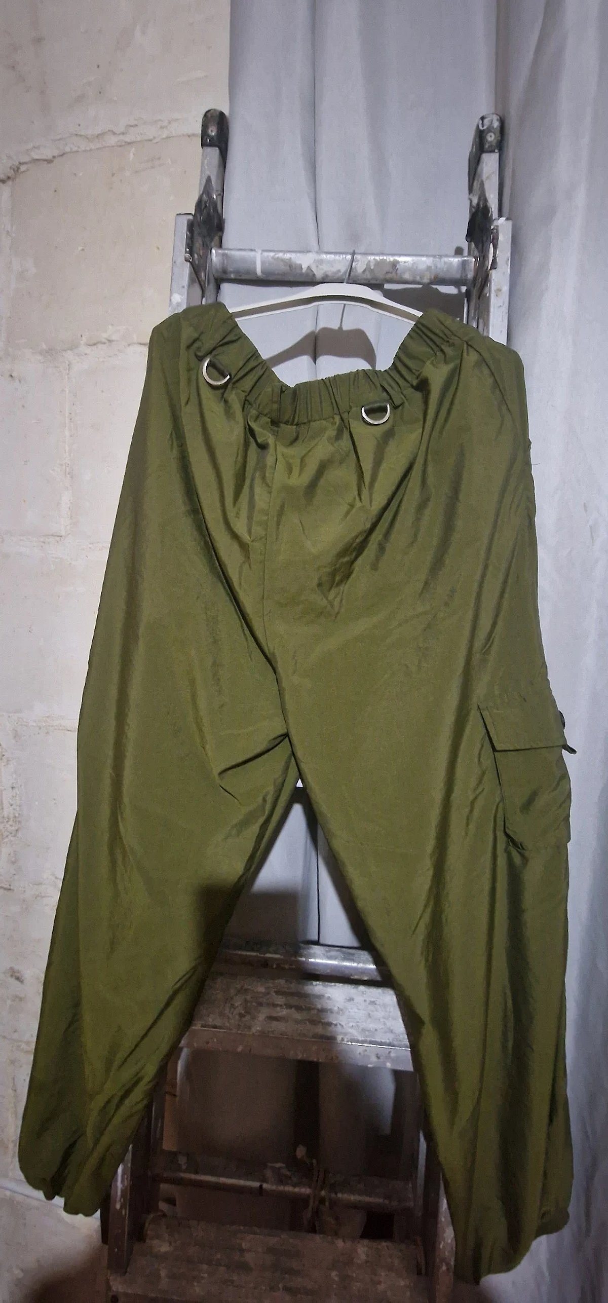 Khaki Green Cargo Trousers - photo 3
