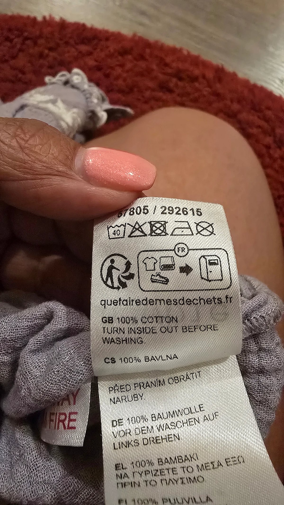 Tutina ricamata in mussola di cotone al 100% per neonati, foto 4
