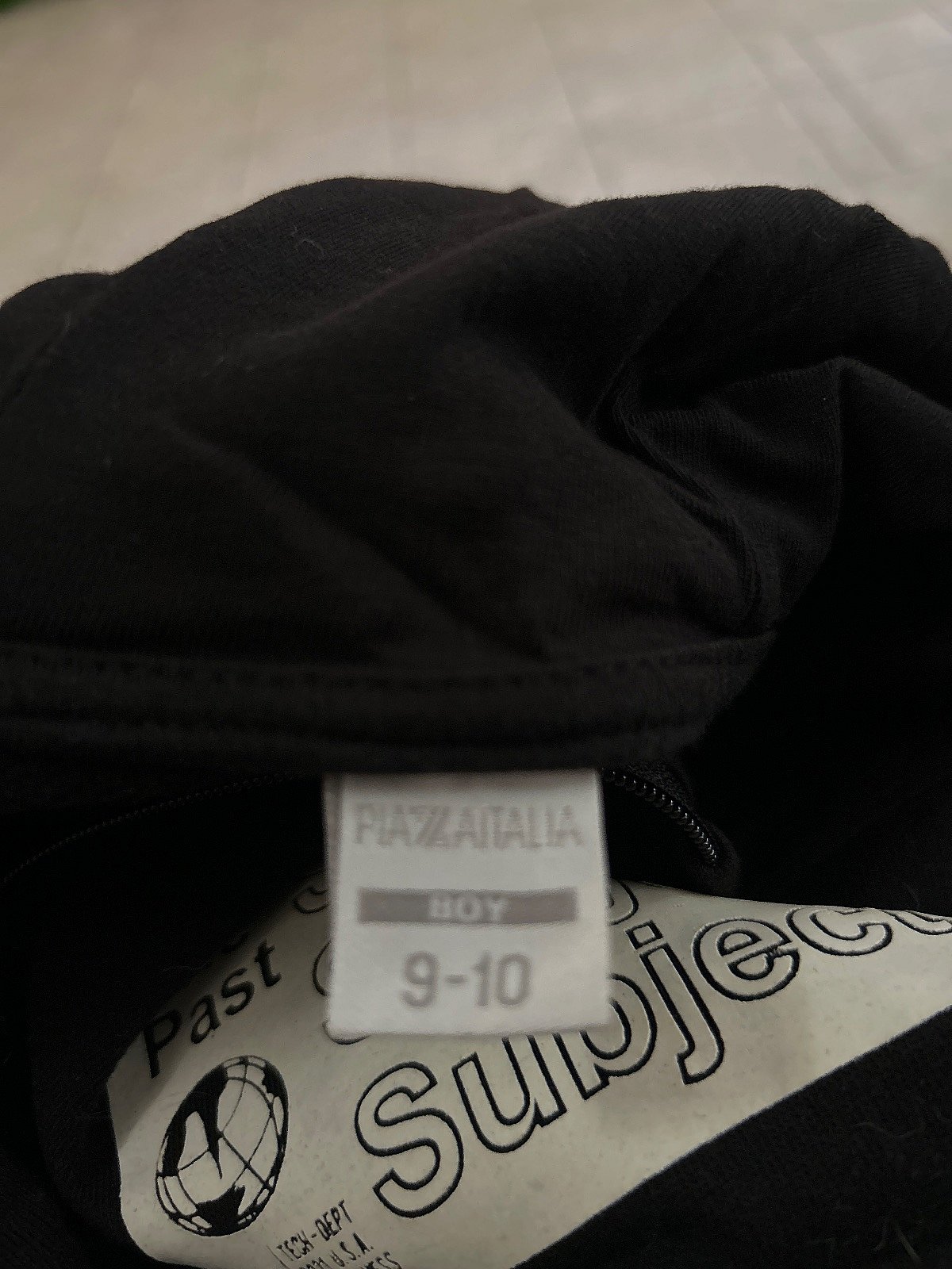 Black Graphic Zip Hoodie, photo 2
