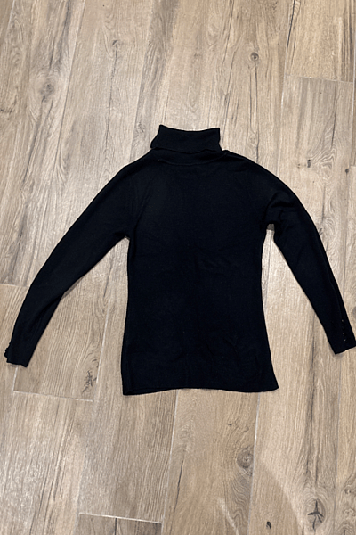 Black Long Sleeve Roll Neck Top by Primark — pre-loved on Thrifted.mt