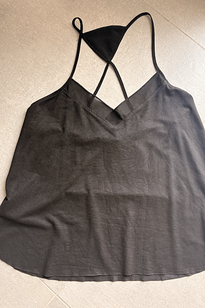 Mango Black Cami Top by Mango — pre-loved on Thrifted.mt