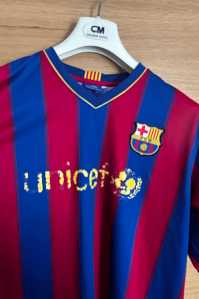 FC Barcelona Football Messi Shirt by FCB — pre-loved on Thrifted.mt