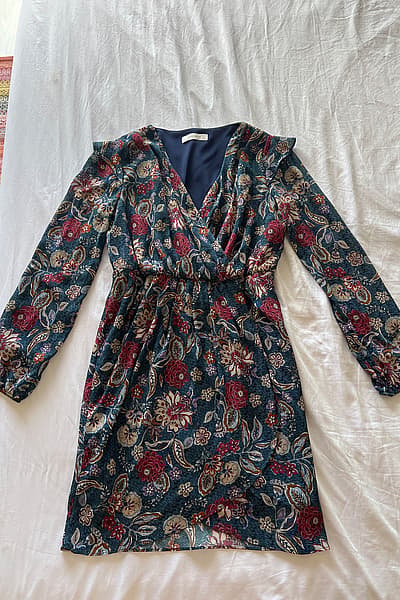 Floral long-sleeve dress by promod — pre-loved on Thrifted.mt