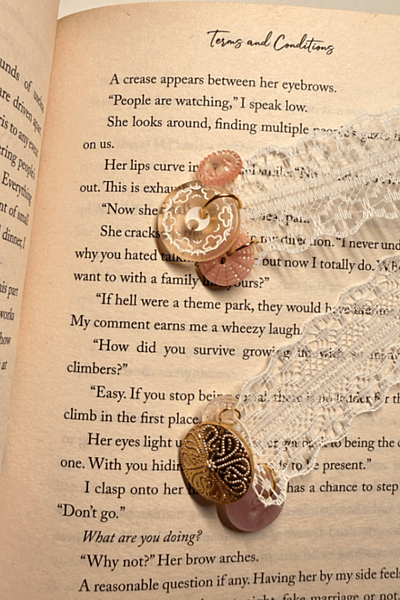 Handmade Ribbon Charm Bookmark — pre-loved on Thrifted.mt