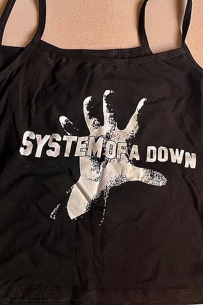 System of a Down tank top — pre-loved on Thrifted.mt