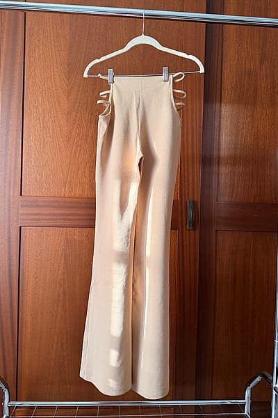 Bershka Mocha Flare Pants — pre-loved on Thrifted.mt