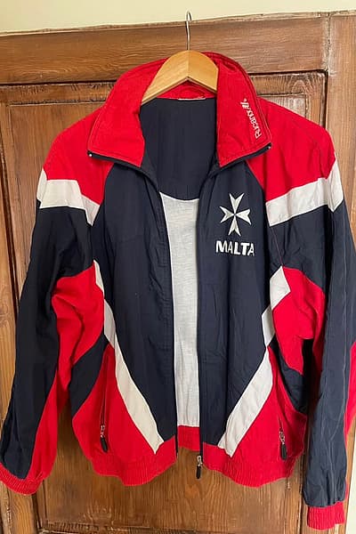 Vintage Malta National Windbreaker Jacket by Rucanor — pre-loved on Thrifted.mt