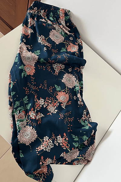Floral Wide Leg Trousers by Pimkie — pre-loved on Thrifted.mt