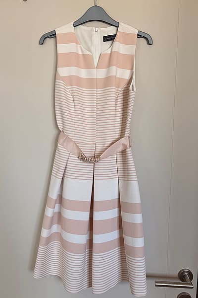 Striped sleeveless midi dress by Sandro Ferrone — pre-loved on Thrifted.mt