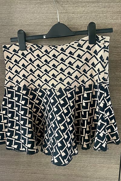 Patterned Flare Mini Skirt by C&A — pre-loved on Thrifted.mt