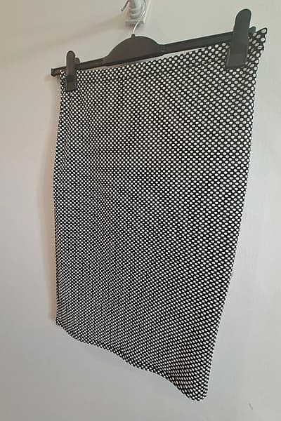 Black and white polka-dot skirt by Atmosphere — pre-loved on Thrifted.mt