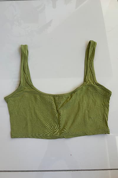 Lime Green Crop Top Bralette by SHEIN — pre-loved on Thrifted.mt