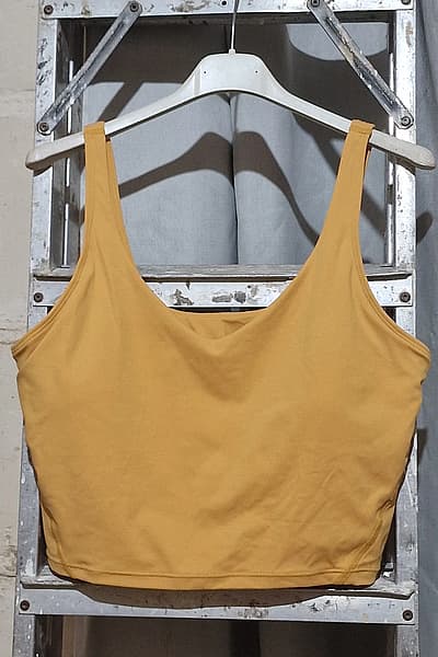 Mustard Yellow Crop Top — pre-loved on Thrifted.mt