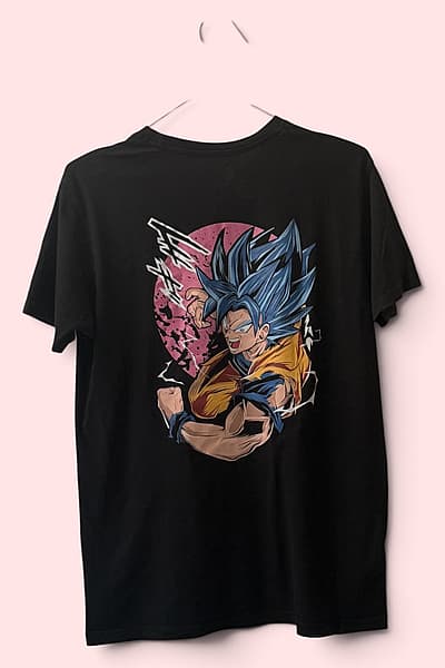 Black Graphic Dragon Ball T-Shirt by TshirtJunkies.co — pre-loved on Thrifted.mt