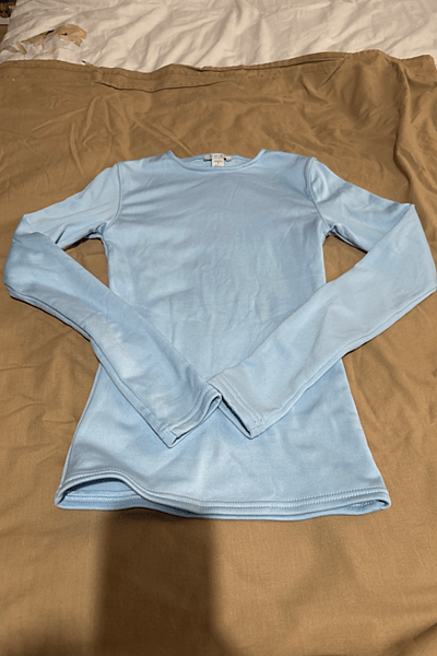 Light Blue Long-Sleeve Top — pre-loved on Thrifted.mt
