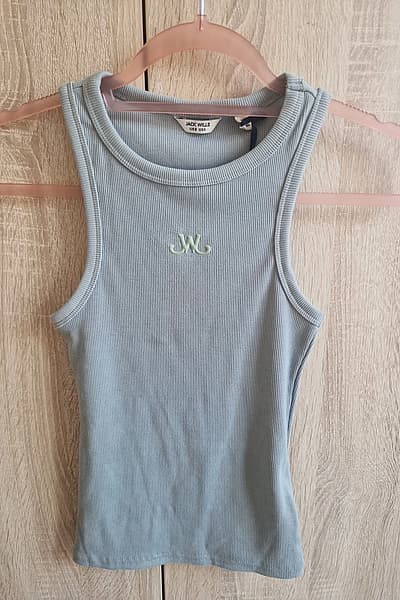 Jack Wills Ribbed Racerback Vest by Jack Wills — pre-loved on Thrifted.mt