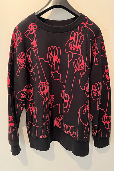 Collusion Rene Matic Printed Sweatshirt by Collusion — pre-loved on Thrifted.mt