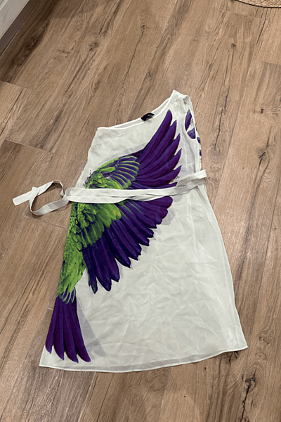 White Bird Print Tunic Dress by Just Cavalli — pre-loved on Thrifted.mt