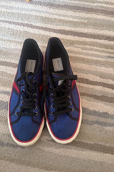 Gucci tennis 1977 blue by Gucci — pre-loved on Thrifted.mt
