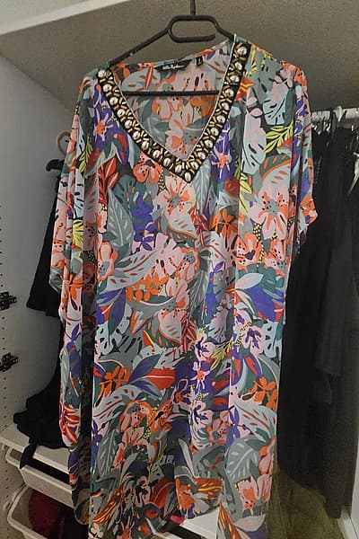 Ulla Popken embellished kaftan tops — pre-loved on Thrifted.mt