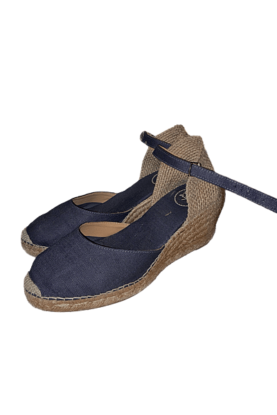 Cotton Wedge Espadrilles by Toni Pons — pre-loved on Thrifted.mt