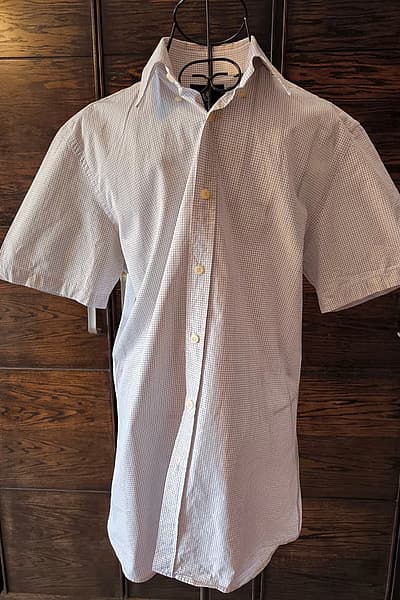 Gagliardi check short-sleeve shirt by Gagliardi — pre-loved on Thrifted.mt