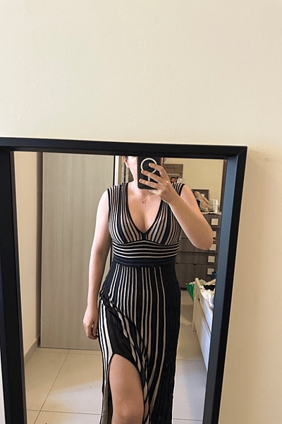 Zara Striped Maxi Dress by Zara — pre-loved on Thrifted.mt