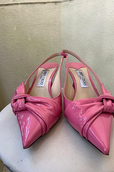 Jimmy Choo Patent Slingback Heels by Jimmy Choo — pre-loved on Thrifted.mt