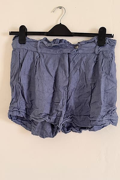 Blue Paperbag Waist Shorts by Influence — pre-loved on Thrifted.mt