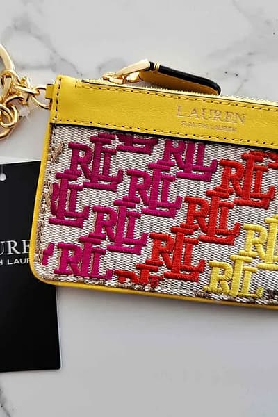 Ralph Lauren Logo Card Case by LAUREN RALPH LAUREN — pre-loved on Thrifted.mt