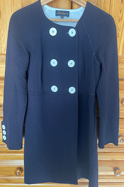 Double Breasted Wool Dress by Luisa Spagnoli — pre-loved on Thrifted.mt