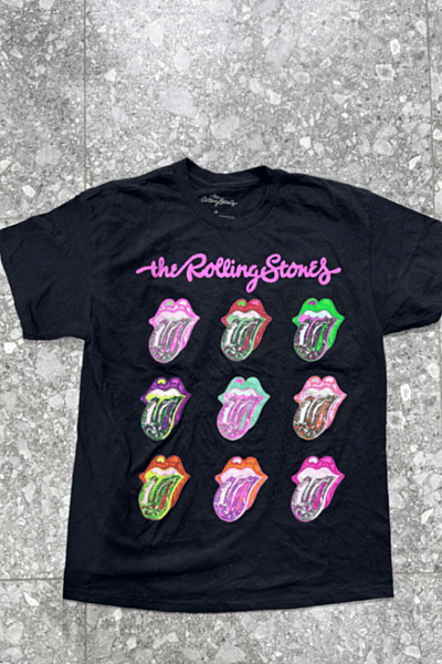 Rolling Stones graphic print t-shirt by The Rolling Stones — pre-loved on Thrifted.mt