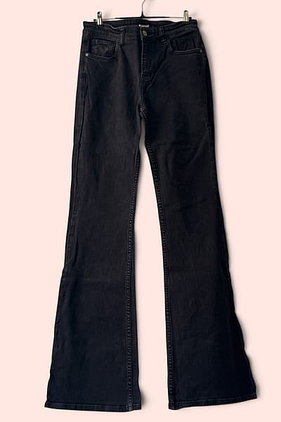 Desigual Black Slim Flare Jeans by Desigual — pre-loved on Thrifted.mt
