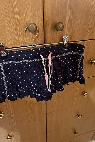 Navy Heart Pjs Print Shorts — pre-loved on Thrifted.mt