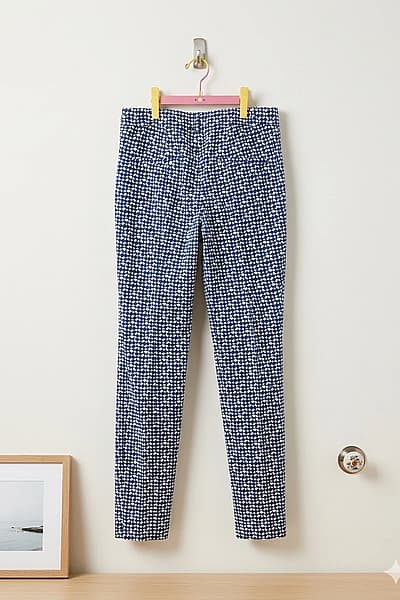ZARA Patterned Slim Fit Trousers by Zara — pre-loved on Thrifted.mt