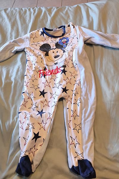 Mickey Mouse Baby Sleepsuit by Disney — pre-loved on Thrifted.mt