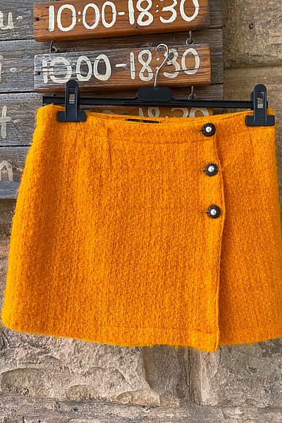 Kookai Bouclé A-Line Mini Skirt by Kookai — pre-loved on Thrifted.mt
