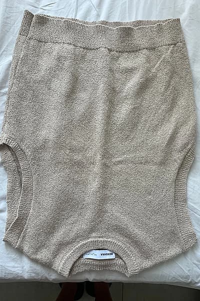Beige Knitted Sleeveless Top by Bershka — pre-loved on Thrifted.mt