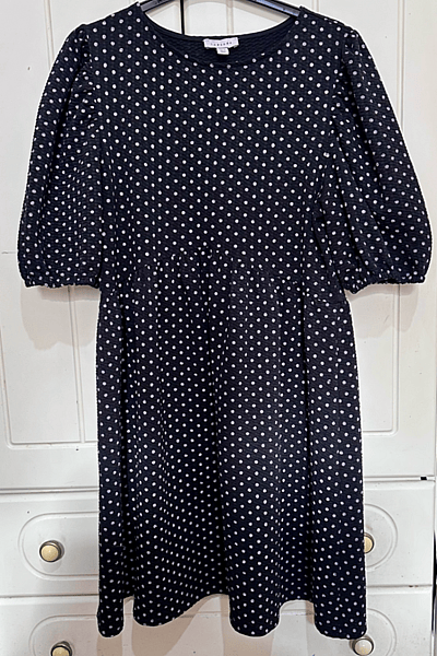 Polka Dot Midi Dress by Topshop — pre-loved on Thrifted.mt
