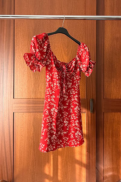 Shein Red-White Dress — pre-loved on Thrifted.mt