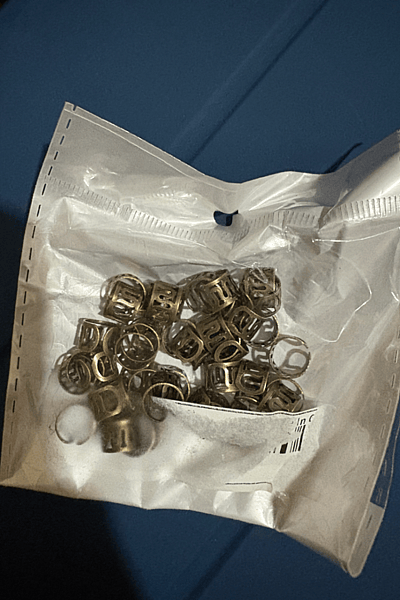 Hair braid cuff rings — pre-loved on Thrifted.mt