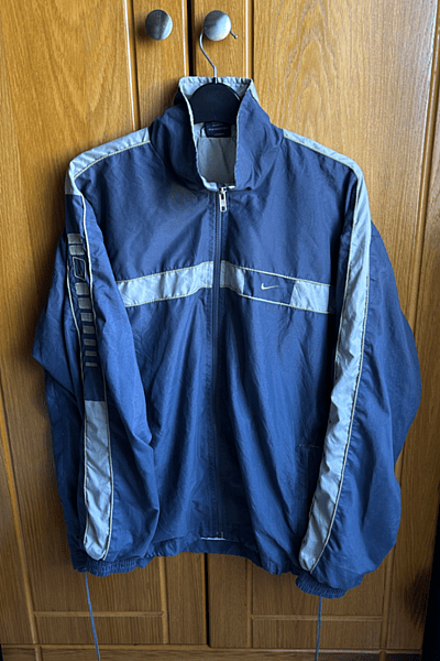 Vintage Nike Embroidered Track Jacket by Nike — pre-loved on Thrifted.mt