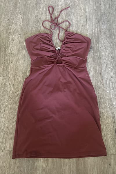 Pull&Bear Ruched Halter Dress by Pull&Bear — pre-loved on Thrifted.mt