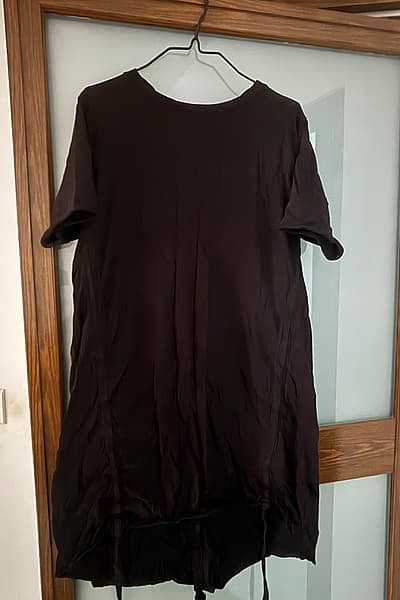 Black Casual T-Shirt Dress — pre-loved on Thrifted.mt