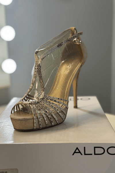 Aldo Snake Print High Heels by ALDO — pre-loved on Thrifted.mt