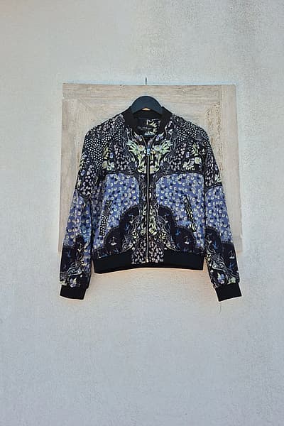 Miss Selfridge Floral Bomber Jacket by Miss Selfridge — pre-loved on Thrifted.mt