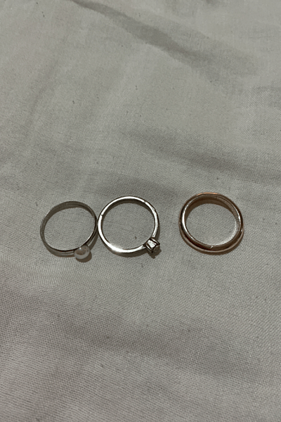 Set of Three Stackable Rings — pre-loved on Thrifted.mt