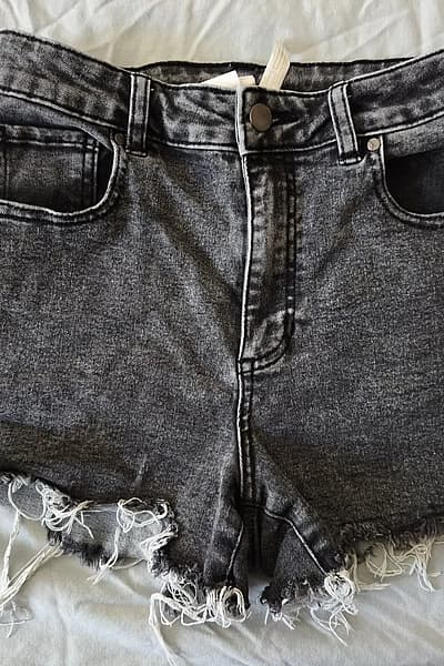 Tezenis Washed Grey Denim Shorts by Tezenis — pre-loved on Thrifted.mt