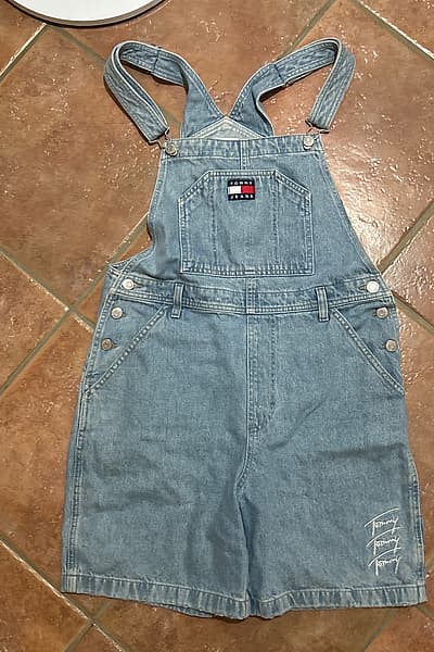 Tommy Jeans Denim Dungarees by Tommy Jeans — pre-loved on Thrifted.mt